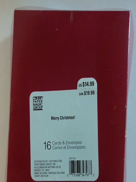 NWT 16 Retro MCM 'Believe Magic of Christmas' Modern Holiday Cards Sealed Box - Picture 4 of 5